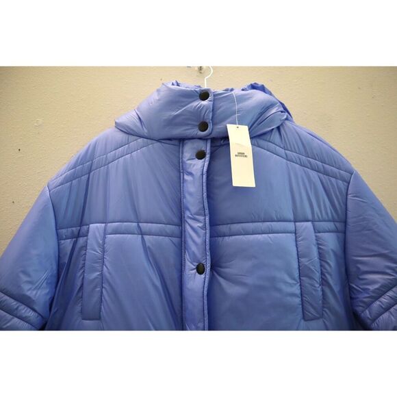 Urban Outfitters OB1649500 Women's Sz M Blue Hooded Oversized Puffer Jacket - Picture 6 of 16